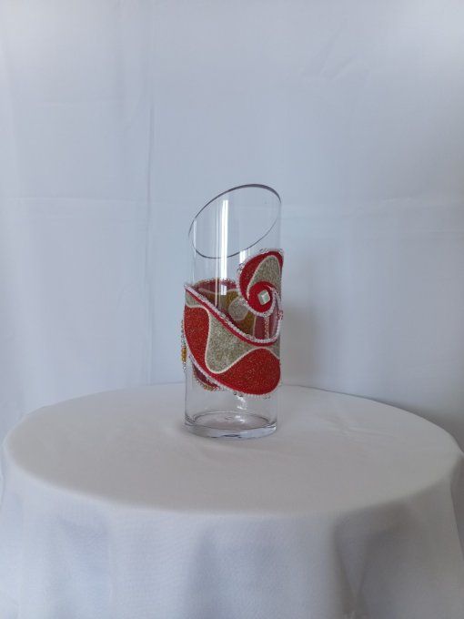 Vase en verre