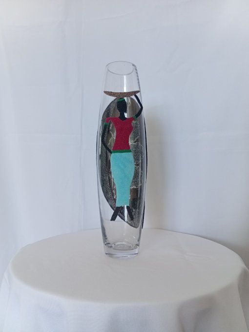 vase en verre